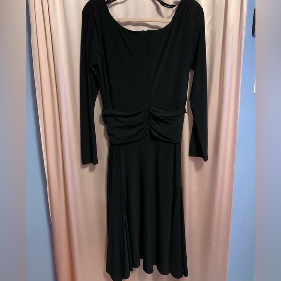 Joseph Ribkoff black long sleeve evening dress - Picture 3 of 9